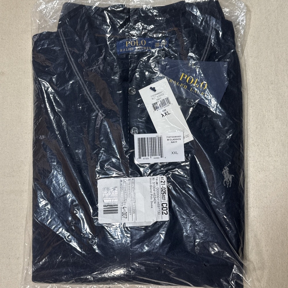 Polo Ralph Lauren‎ NWT Pullover Sweater Sz XXL Merino Wool Silk Cashmere Blend